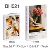 Decorative Objects Figurines Folding Fake Book Imitation Decoration Fashion Luxury Home Learning Soft Box Cafe El Model Drop Delivery Smtxr