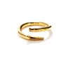 anéis de unhas amor parafuso anel mens anéis letra C clássico homens designer de aço de titânio para mulheres presentes de luxo mulher menina prata rosa ouro jewlery