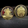 Arts and Crafts Commemorative coin thin red line fire coin commemorative medal