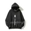 Mannen en vrouwen met hoodie met kaarsenprint paar hiphop hoodie losse jas trend kaneyees designer personality 23ss