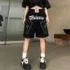 Shorts Masculino Emo Y2K Mens Summer Casual Streetwear Calças Harajuku Cintura Elástica Calças Curtas Alt Fairy Grunge Bermudas Shorts Roupas Masculinas 230706