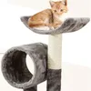 Winter Warm Furry Cat Tree , Cat Tower With Cat Scratching Post , Small Medium Large Pet Supplies