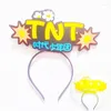 زخرفة الحفلات TNT TNT TIMS LEAGHE LEAGHE MA JIAQI SONG YAXUAN DING CHENGXIN LIU YAOWENFA DIY Headwear Light Cheer Stick Luminous