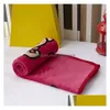 Couvertures Enfants Flanelle Canard/Ours/Chat/Chien Chaud Dessin Animé Lisse Flanelle Couverture Bébé Literie Emmaillotage Blanket1.0 X1.4M Drop Delivery Dhd9H