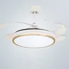 Lampy wiszące 36-calowy / 42-calowy niewidoczny wentylator Lampa Nowoczesna prosta Dom Sypialnia Jadalnia Salon Sufit