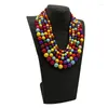 Choker Multicolor Dewelry Sets Bib 5 слоисты