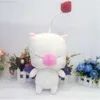 Фаршированные плюшевые животные Final Fantasy Moogle Plush Toys Game Pigure Mascot Mogli Cosplay Plush Doll 2 стиль мультипликационная подушка для подарка L230707