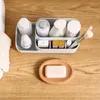 Boîtes de rangement Double couche boîte à cosmétiques tiroirs de bureau organisateurs de maquillage durables anti-poussière organisateur de cosmétiques étui divers