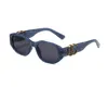 Gafas de sol de lujo Lentes ovaladas UV400 Resistente a la radiación Gafas de montura pequeña para mujeres retro personalizadas Placa Avanzada Alta belleza al por mayor