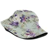 Berets Flowers Design Uv Protection Foldable Bucket Hats Women Men Floral Pattern Pretty Vintag Pink Girly Roses Shabby Chic