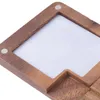 Живопись Mini 158 Grids Kawaii симпатичная деревянная коробка для краски портативная цветная банка палитры подарки квадратный лоток подарки 230706