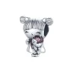 925 Silver Charm Beads Dangle Grandmother amp Grandfather Girl Series Bead For pandora charms sterling silver beads
