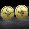Arts and Crafts Decision Coin Fun Game Coin Médaille commémorative en métal Emblème