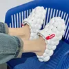 Hip Sandals Women Men Cute Bubble Ball Slides Sandals Summer Indoor Massage Outdoor Shoes Closed Toe Anti-slip Fashion Designer Slipper 230417