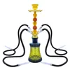 21,6 pollici Narghilè Set Glass Metal Bar night multiplayer Glass Shisha Beaker Fumo Nuovo sul mercato shisha Filtro per sigarette Arabian Oil Rigs Designer