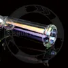 17 pouces verre bong dab rig fumée pipe à eau narguilé holographique Rainbow pipes tube droit bongs plates-formes pétrolières épaisses recycleur capiteux bol de 14 mm