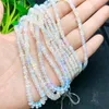 Bracelet Opale Naturelle Collier Bracelet Perles Rondes Cadeau D'anniversaire Beauté Mode Gemme Couleur Charme Bijoux 1 PCS 3-5mm