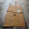 ZY 2002 Nautique Super Air 210 Cockpit Pad Boat Eva Faux Teak 데크 바닥 매트 백업 자체 접착제 Seadek Gatorstep 스타일 패드