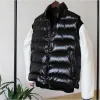 Modown gilet hommes épaissi chaud veste sans manches doudoune sports de plein air hiver veste femmes 90 duvet de canard blanc