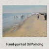 Toile Art journée d'été à la plage sud de Skagen Peder Severin Kroyer peinture à la main oeuvre impressionniste de haute qualité
