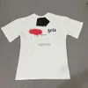 Designer von Luxus-T-Shirt-Marken-T-Shirt Kleidung Spray Brief Kurzarm Frühling Sommer Flut Männer und Frauen T-Shirt NEU2022