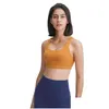 Yogaoutfit Naken Feel Träning Gym Sport BH Top L141 Dam Mid Support Stötsäker Push Up Athletic Fitness BH Crop Drop Delivery Dhwso