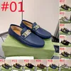2024 Spring Autumn Designer Men Loafers Shoes High Quality Soft Moccasins Genuine Leather luxurious Dress Shoes Blue Black Slip On Wedding Office Walk Driving Shoes