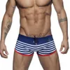 Traje de baño de los hombres Verano de cintura baja para hombre Troncos de natación de secado rápido Traje de baño a rayas sexy Moda Hombre Traje de baño Deporte Playa Ropa interior de surf J230707