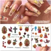 Pegatinas Calcomanías Angel Nail Art Virgen María Cupido Transferencia de agua Slidersheaven Diseño Accesorios para tatuajes Manicura Chstz1114-1121 Dr Dhykl