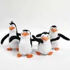 حيوانات أفخم محشوة 4pcs/الكثير من ألعاب Madagascar Plush Penguins الكبرى الأخ الأكبر Novice Plush Soft Potted Animals Toys Doll for Kids L230707