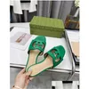 Sandals 2022 Designer Luxury Women Girl Female Heel Square Toe Chunky Heels Sandas Shoes For Womens Ladies Sandal Drop Delivery Acces Dhq38