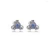 Stud Earrings Genuine 925 Sterling Silver For Women DIY Making Est Party Wedding Jewelry Gift Brincos Wholesale