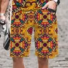 Herrshorts Elastisk midja Retro galler Rolig överdimensionerad baddräkt Cool simning Snabbtorkat Streetwear Herr/Kvinnor Lösmönster Man