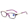 Sunglasses Fashion Anti-Blue Light Reading Glasses For Women Elderly Comfortable Optical Computer Radiation Protection Readers