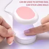 Nail Dryers Mini Nail Dryer UV Lamp Manicure Machine LED Lamp Manicure Tools Single Finger Nails Art UV Gel Polish Nail Dryer USB Nail Lamp 230706