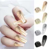 Gel per unghie 4 colori Gel riflettente Smalto per unghie Gel UV Oro Argento Nero Nail Art Lasting Shiny 5ml Platinum Glitter Smalto per unghie Set di smalti 230706