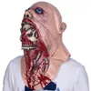 Fournitures de fête Horreur Charlie Zombie Masque Latex Creepy Parasite Costume Effrayant Ghoulish Halloween Terror Props