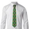 Strikjes Brazilië Vlag Vintage Stropdas Voor Mannen Vrouwen Stropdas Kleding Accessoires