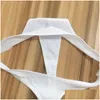 Women'S Panties 12 Pcs Ladies Plus Size Women Sexy G-String Lingerie Femme Woman Thongs T-Back Female Underwear Cotton Panty Tanga M Dhogm