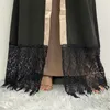 Vêtements ethniques Shang pakistanais saoudien femmes Cardigan Robe dentelle islamique musulman mode Caftan Marocain De Mariage