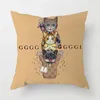 Designer Back Cushion Trendy Brand Pillows Simple Fashionable Backing Block Soft Luxury Sofa Headrest Cushions Home Textile Pillow Covers