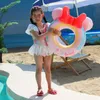 Zabawa w piasek Zabawa w wodzie Śliczne Bowknot Pierścień do pływania dla dzieci Tube Nadmuchiwane siedzisko do pływania dla dzieci Pływanie koło Float Pool Beach Water Play Toys 230706