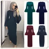 Etnische kleding Mode Hijab Jurk Arabisch Turkije Kaftan Moslimvrouwen Maxi Abaya Dubai Islamitische Ramadan Gebed Kledingstuk Bescheiden gewaad