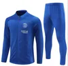 2023 PSGs volwassen trainingspak lange rits jas kit Survetement 22 23 24 psgs chandal futbol MBAPPE voetbal jassen trainingspakken voetbal trainingspak mannen kids set