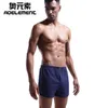 Onderbroek 2 Stuks Heren Boxershorts Zachte Stretch Gebreide Ademend Katoen Jongens Mannen Ondergoed Boxers Lange Slipje Slaap Bodems plus Size 230706