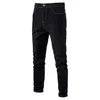 De nieuwe jeansbroek voor lente/zomer heren casual micro elastische jeans broek