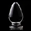 DildosDongs Candiway Different Types Grade Crystal Transparent Glass Butt Plug Adult Pleasure Smooth Stick Anal Toys For Couple 230706