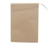 100 pçs/lote Sacos de filtro de chá de papel Ferramentas de café com cordão Papéis não branqueados para folhas soltas 6*8cm