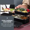 Dinnerware Sets Lunch Box Practical Bento Thermal Container Microwavable Containers Storage Japanese Boxes Portable Office