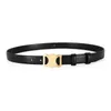 Designer Heren Riem Mode Brief Tailleband Gouden Gesp 2.5 cm Breedte Gordel Dames Luxe Broeksbanden 4 Kleuren Cintura Ceintures